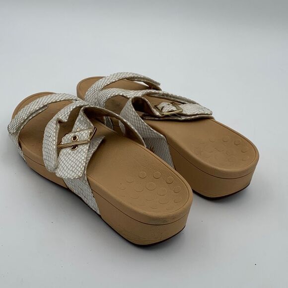 Vionic Pacific Rio slide sandals snake skin slide platform women’s size 10 - Picture 6 of 14